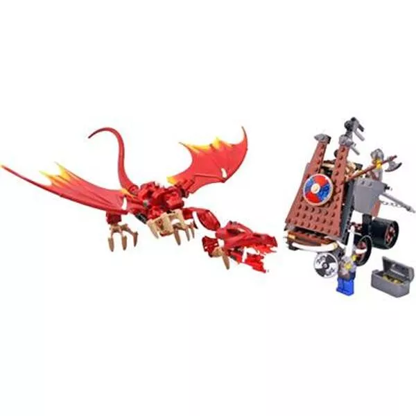 Vikings 7017 Viking Catapult vs. the Nidhogg Dragon