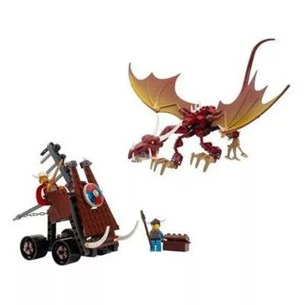 Vikings 7017 Viking Catapult vs. the Nidhogg Dragon