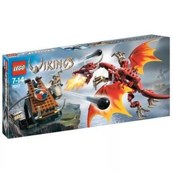Vikings 7017 Viking Catapult vs. the Nidhogg Dragon