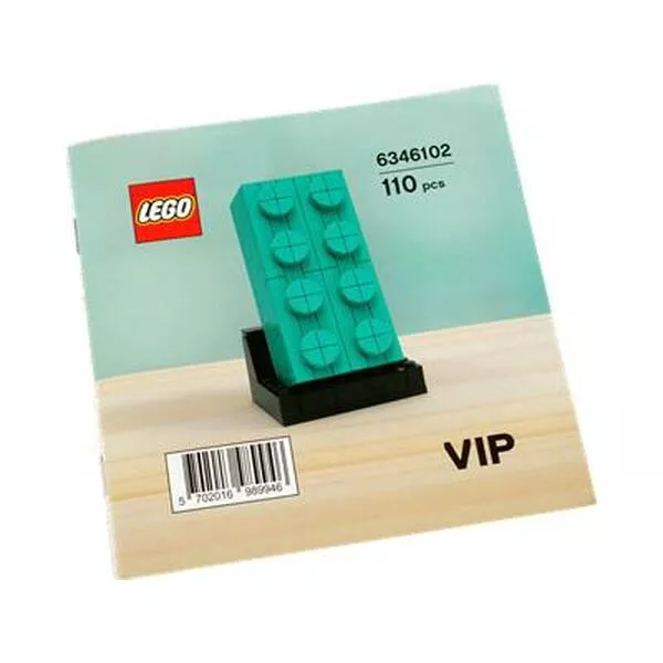 Exclusive 6346101 Buildable 2x4 Teal Brick