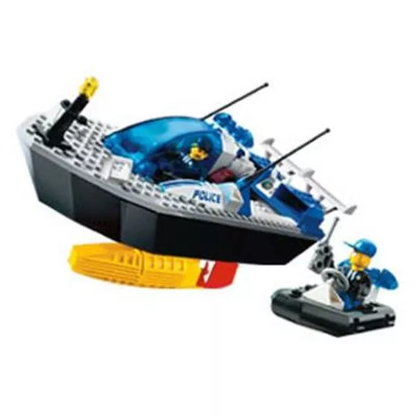 4 Juniors 4669 Turbo-Charged Police Boat