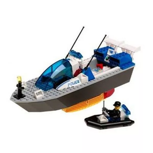 4 Juniors 4669 Turbo-Charged Police Boat