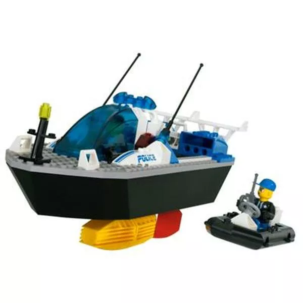 4 Juniors 4669 Turbo-Charged Police Boat