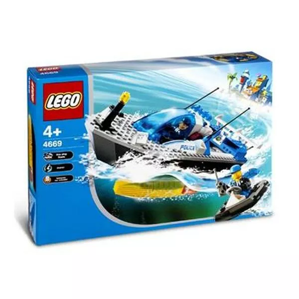 4 Juniors 4669 Turbo-Charged Police Boat
