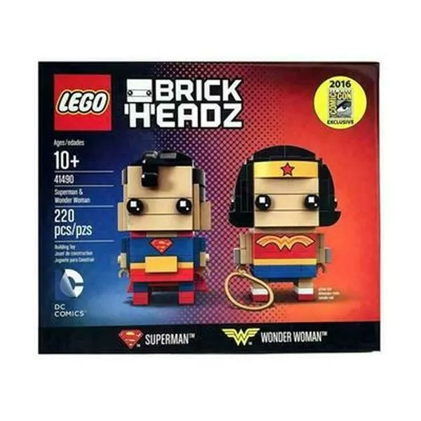 BrickHeadz 41490 San Diego Comic-Con Superman & Wonder Woman