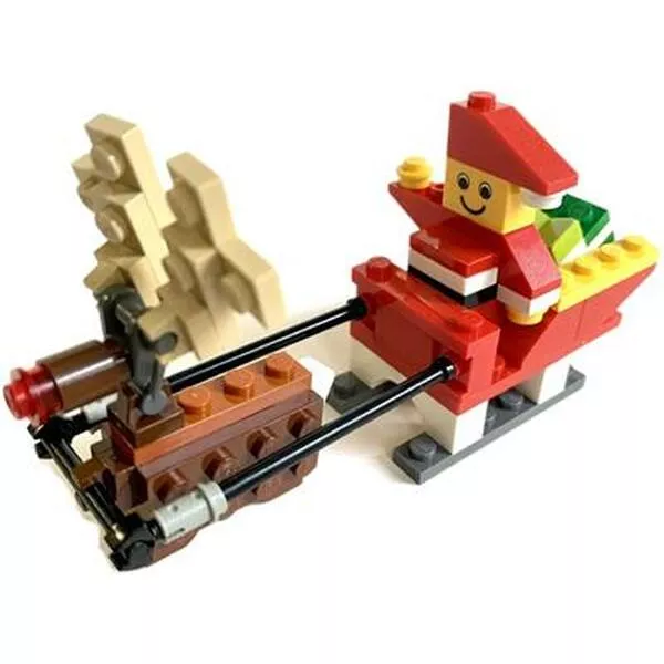 Seasonal 40010 Father Christmas with Sledge Building Set