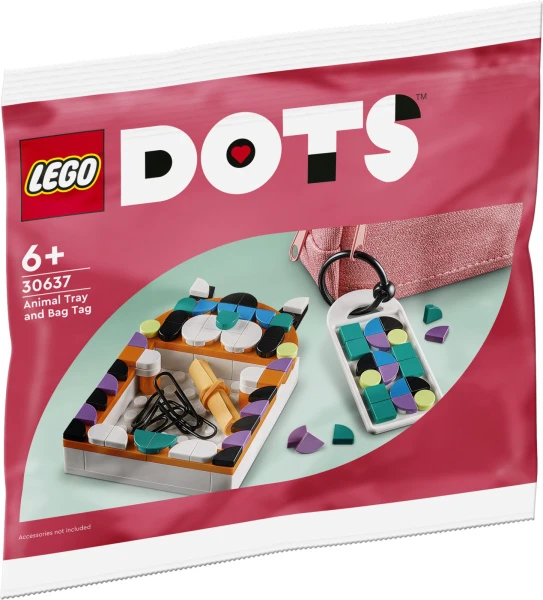 DOTS 30637 Поднос и брелок для сумки с животными