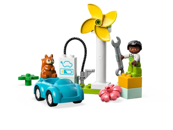 DUPLO 10985 Ветряная турбина и электромобиль
