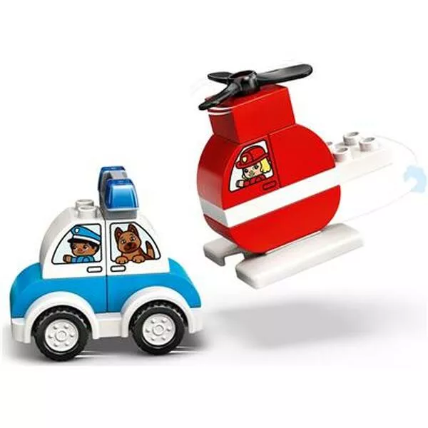 DUPLO 10957 Fire Helicopter & Police Car