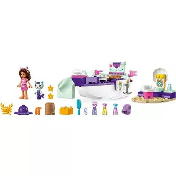 Gabby's Dollhouse 10786 Gabby & MerCat's Ship & Spa