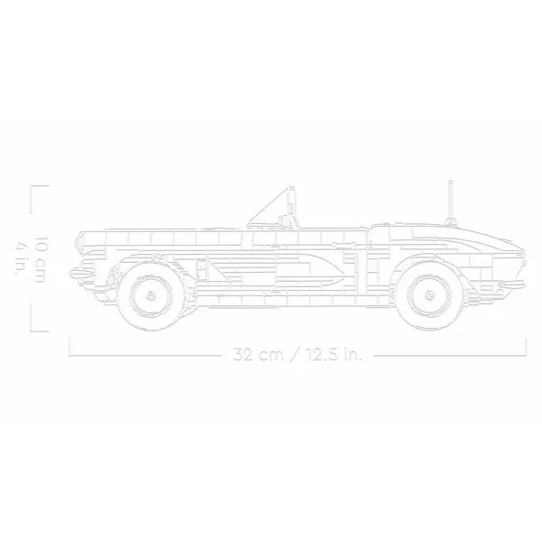 Icons 10321 Chevrolet Corvette 1961