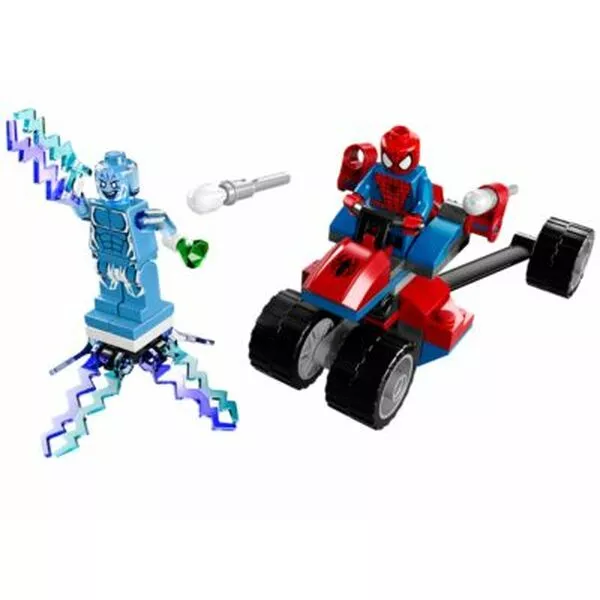 Marvel Super Heroes 76014 Трехколесный байк Человека-Паука против Электро