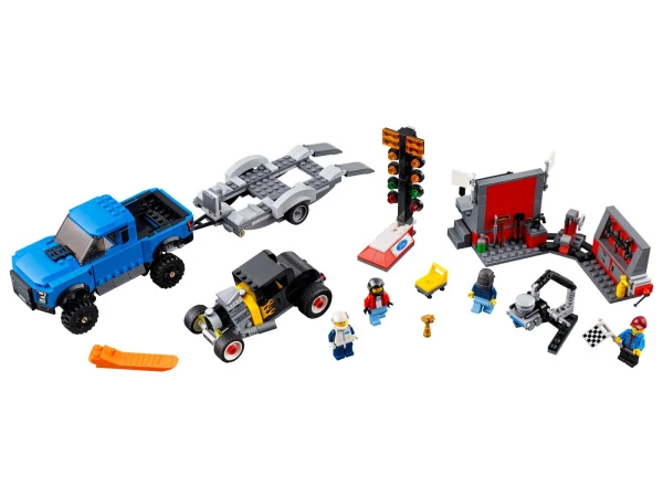 Speed Champions 75875 Ford F-150 Raptor и гоночный автомобиль Ford