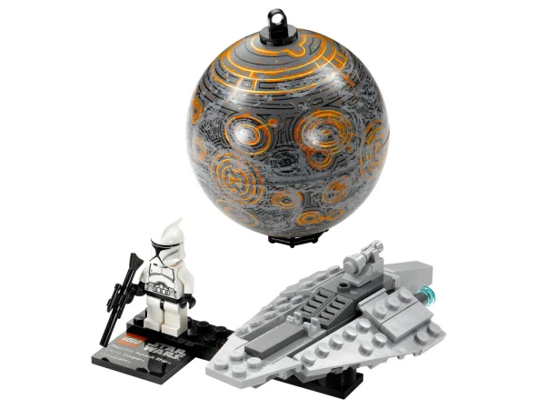 Star Wars 75007 Республиканский боевой корабль и планета Корусант