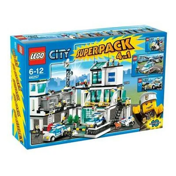 City 66257 Набор городской полиции 4 в 1