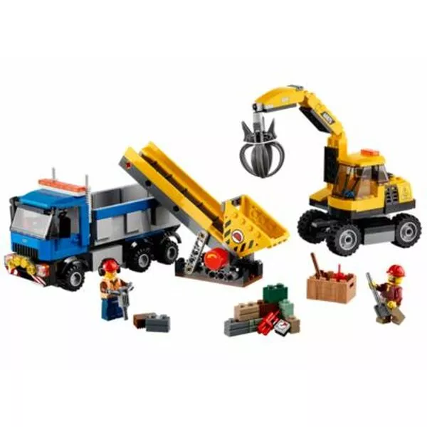 City 60075 Экскаватор и грузовик