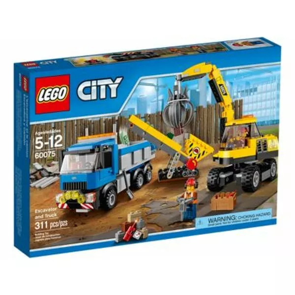 City 60075 Экскаватор и грузовик
