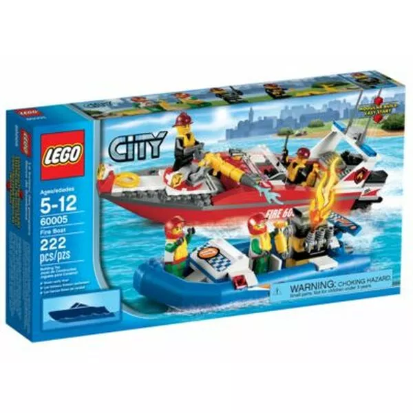 City 60005 Пожарный катер
