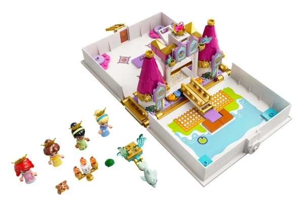 Disney 43193 Книга сказочных приключений Ариэль, Белль, Золушки и Тианы