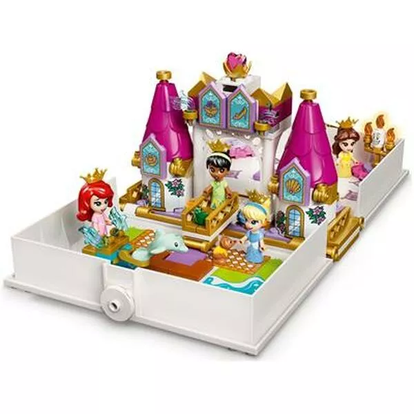 Disney 43193 Книга сказочных приключений Ариэль, Белль, Золушки и Тианы