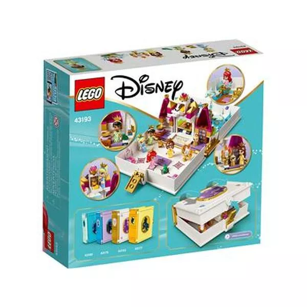 Disney 43193 Книга сказочных приключений Ариэль, Белль, Золушки и Тианы