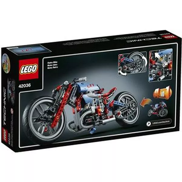 Technic 42036 Спортбайк и темой