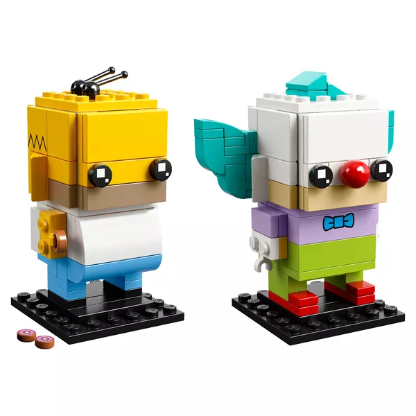 BrickHeadz 41632 Гомер Симпсон и клоун Красти