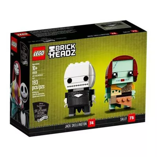 BrickHeadz 41630 Джек Скеллингтон и Салли