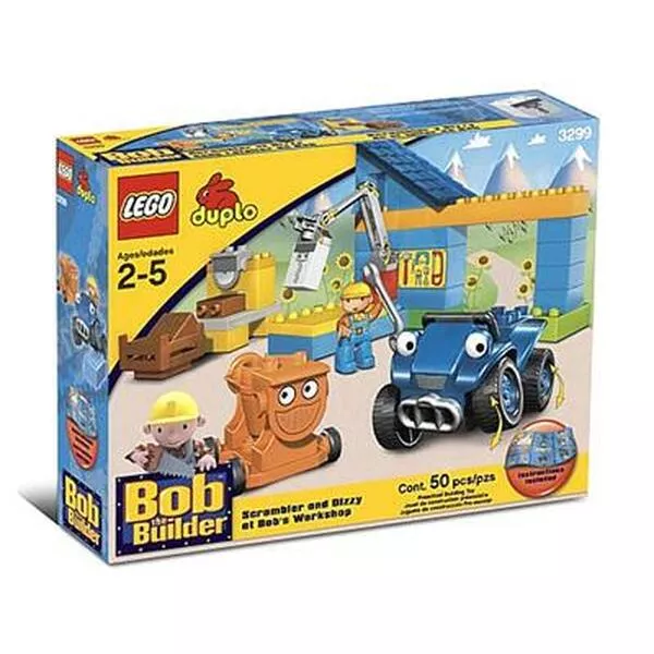 DUPLO 3299 Диззи и бетономешалка в мастерской Боба