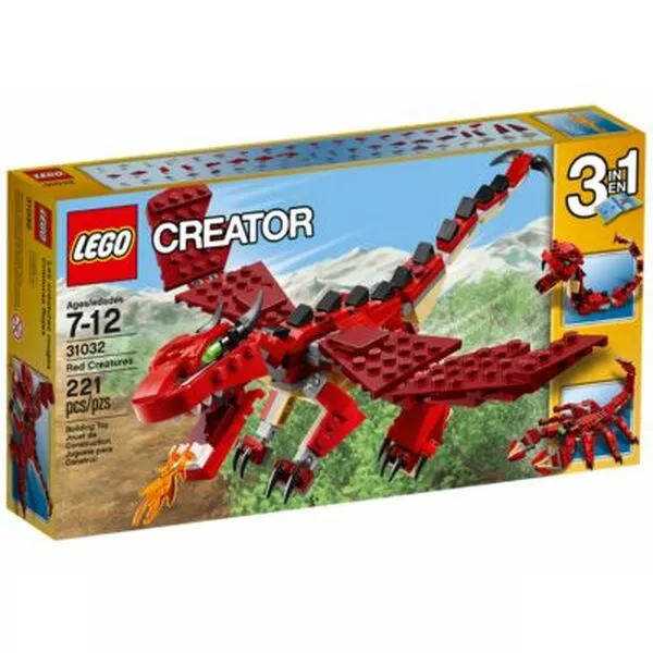 Creator 3 in 1 31032 Огнедышащий дракон