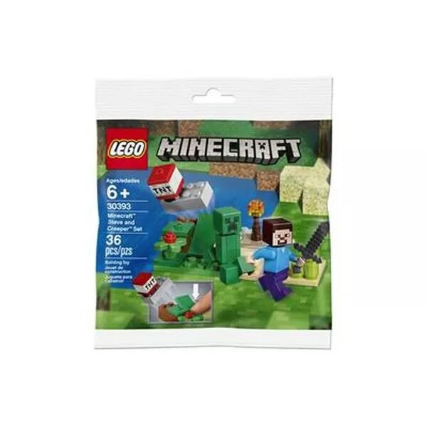 Minecraft 30393 Стив и Крипер