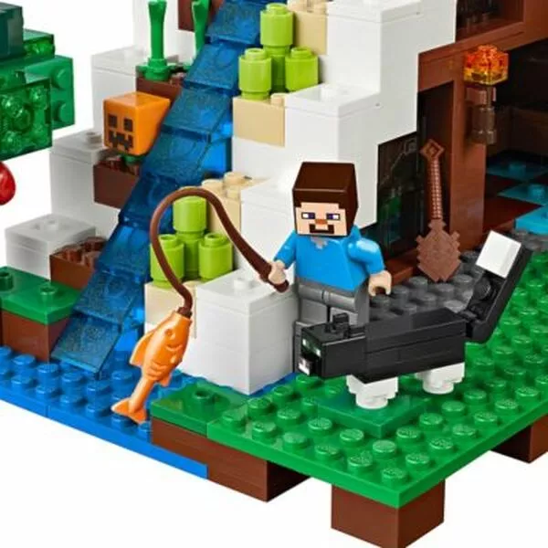 Minecraft 21134 База на водопаде
