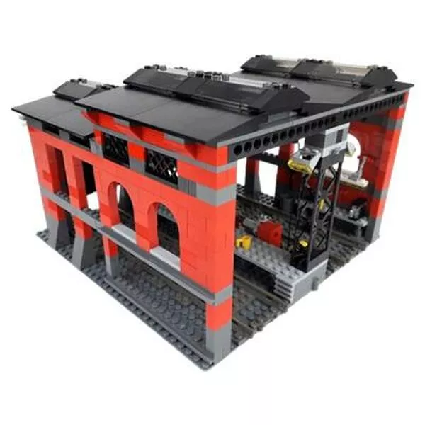 World City 10027 Паровозное депо