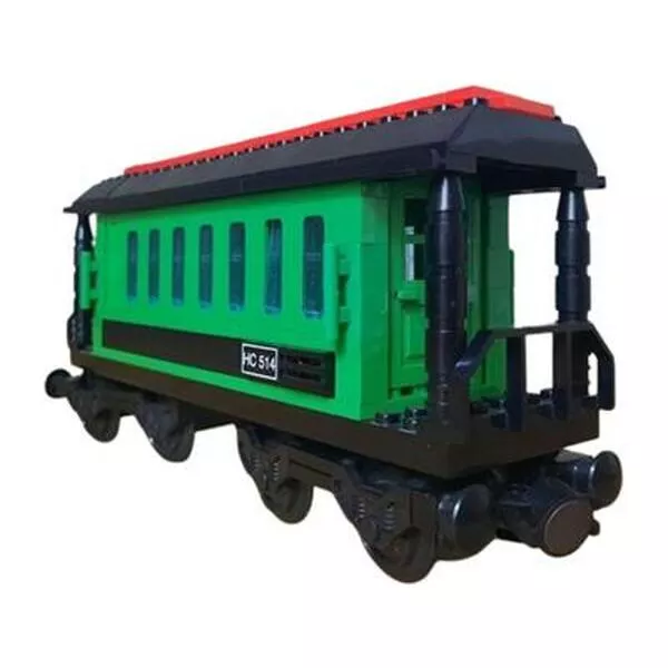 Trains 10015 Зеленый пассажирский вагон