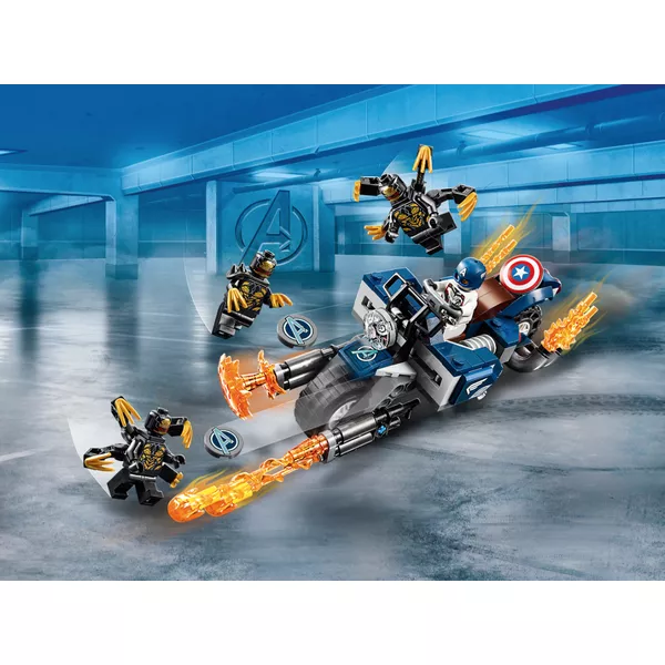 Super Heroes 76123 Капитан Америка: Атака Аутрайдеров