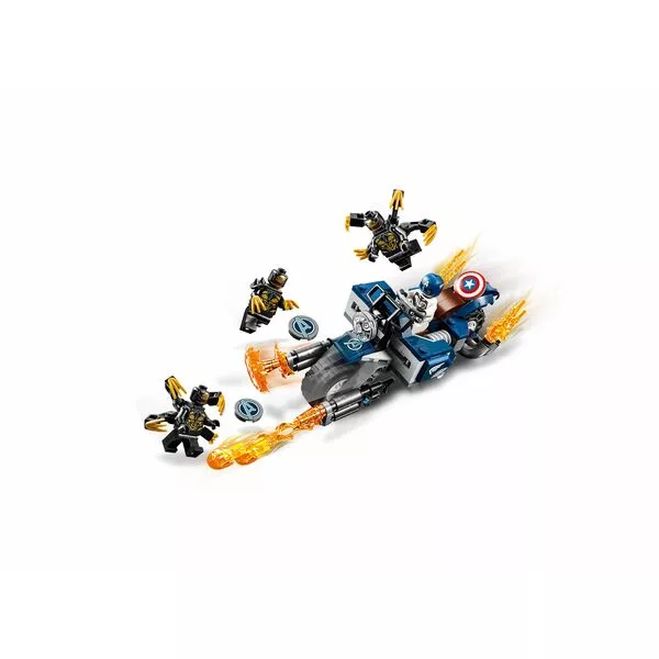 Super Heroes 76123 Капитан Америка: Атака Аутрайдеров