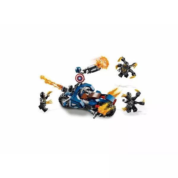 Super Heroes 76123 Капитан Америка: Атака Аутрайдеров