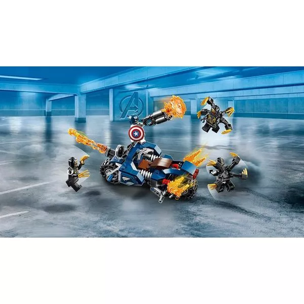 Super Heroes 76123 Капитан Америка: Атака Аутрайдеров