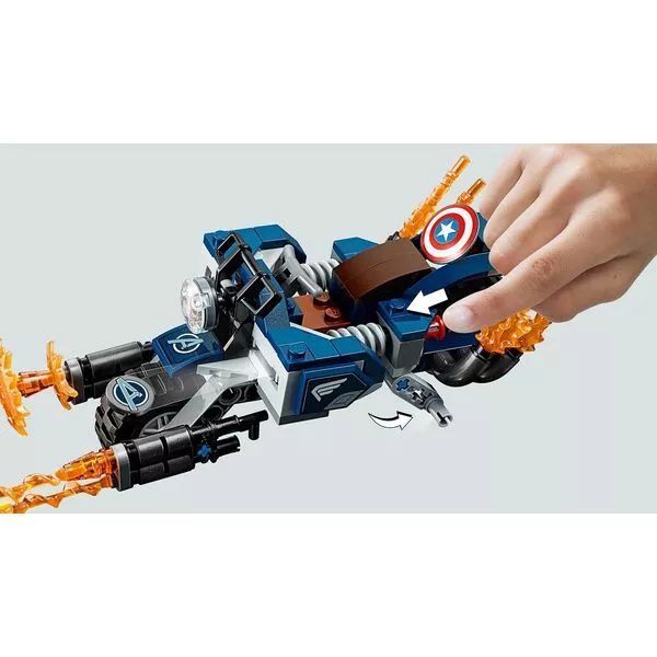 Super Heroes 76123 Капитан Америка: Атака Аутрайдеров