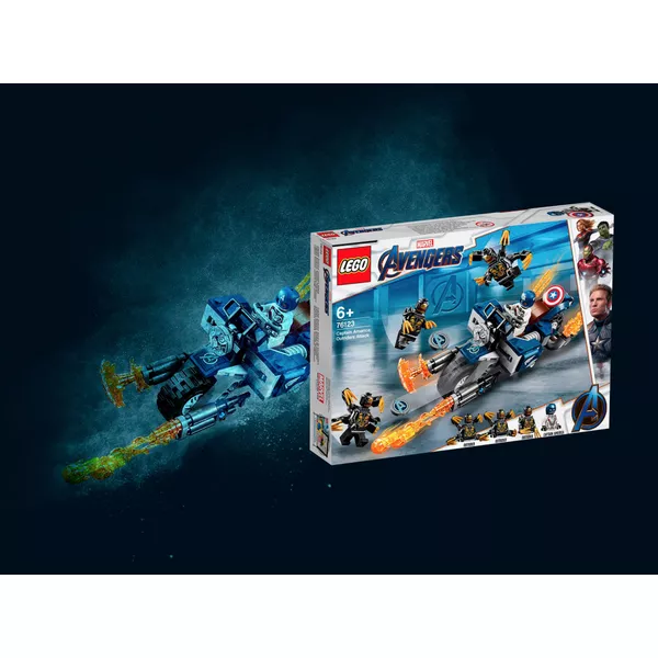 Super Heroes 76123 Капитан Америка: Атака Аутрайдеров