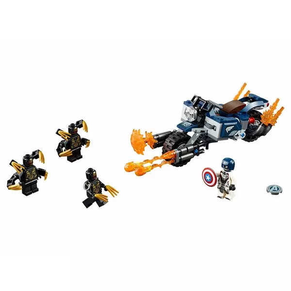 Super Heroes 76123 Капитан Америка: Атака Аутрайдеров