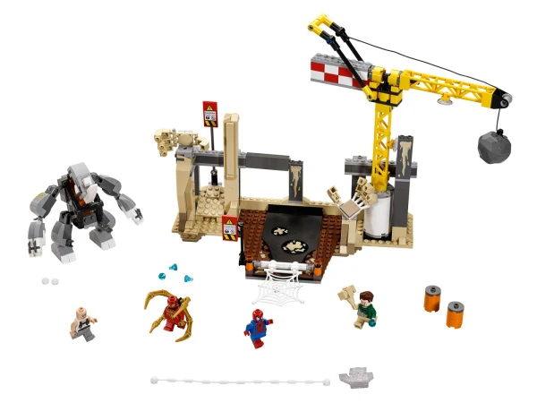 Super Heroes 76037 Носорог и Песочный человек против Супергероев