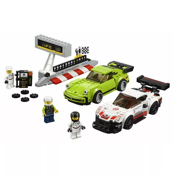 Speed Champions 75888 Porsche 911 RSR и 911 Turbo 3.0