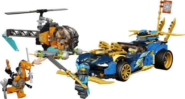 NINJAGO 71776 Гоночный автомобиль ЭВО Джея и Нии