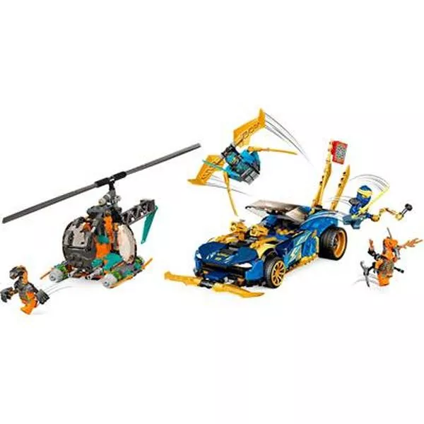 NINJAGO 71776 Гоночный автомобиль ЭВО Джея и Нии