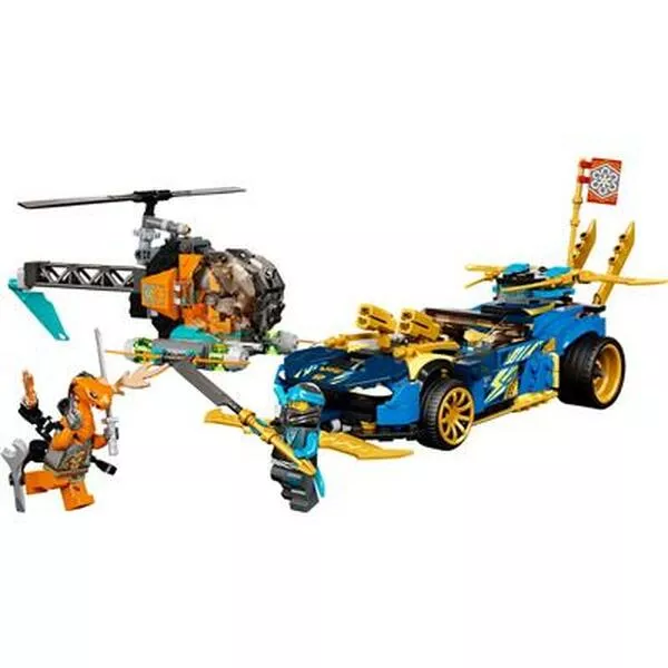 NINJAGO 71776 Гоночный автомобиль ЭВО Джея и Нии