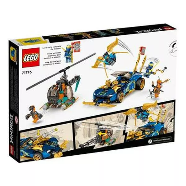 NINJAGO 71776 Гоночный автомобиль ЭВО Джея и Нии