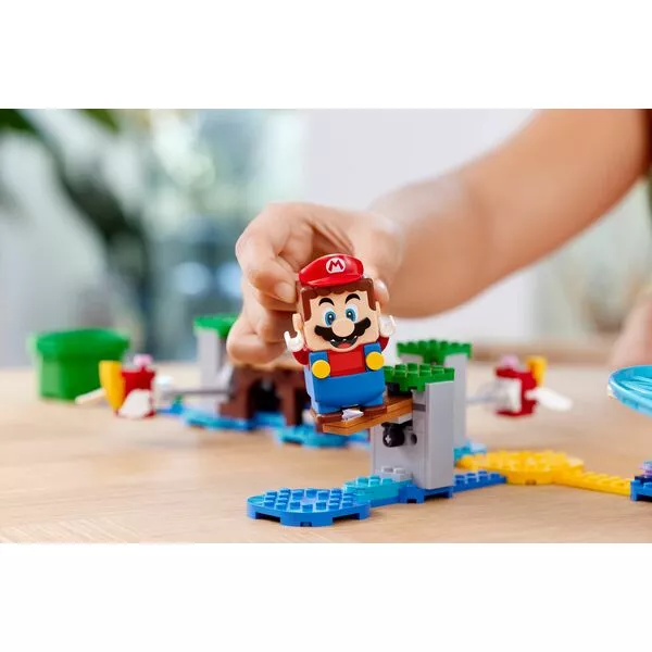 Super Mario 71400 Дополнительный набор «Пляжное веселье огромного ежа»