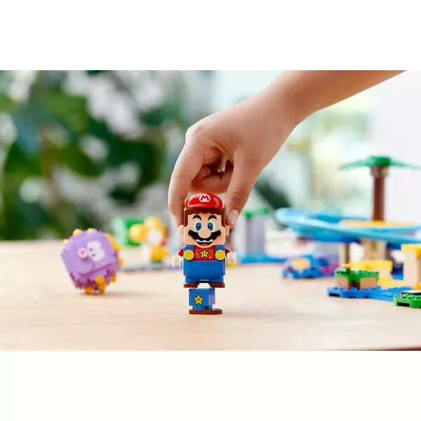 Super Mario 71400 Дополнительный набор «Пляжное веселье огромного ежа»