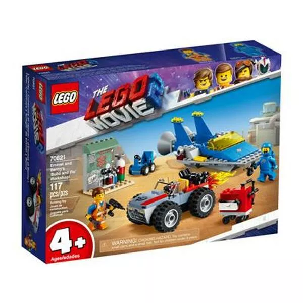 The LEGO Movie-2 70821 Мастерская «Строим и чиним» Эммета и Бенни